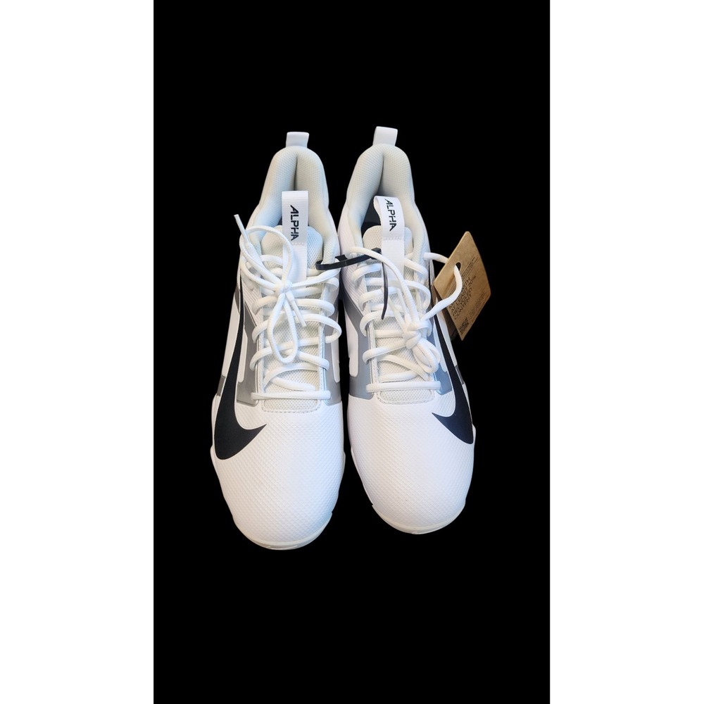 Nike Alpha Menace 4 Shark Cleats Mens White New